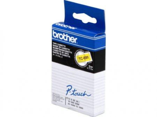 BROTHER TC691 NASTRO TC NERO / GIALLO